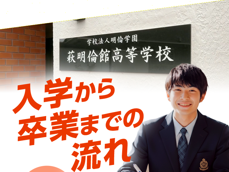 入学から卒業までの流れ